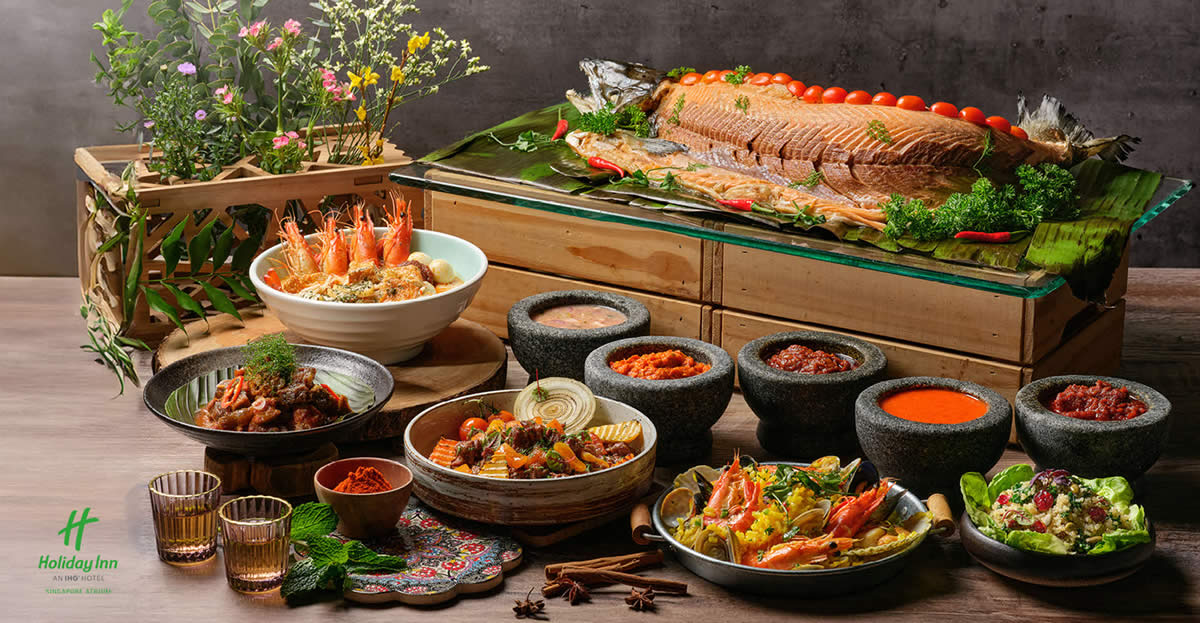 Featured image for Holiday Inn S'pore Atrium Restaurant offers 50% off Buffet Dining for DBS/POSB/Citibank cardholders till 31 Dec 2024