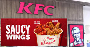 Featured image for KFC S’pore brings back Saucy Wings in two exciting sauces (From 23 Feb 2024)