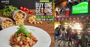 Featured image for Marché Mövenpick Marketplace offering Buy One Get One reg-priced food items on weekdays 3pm – 6pm till 8 Mar