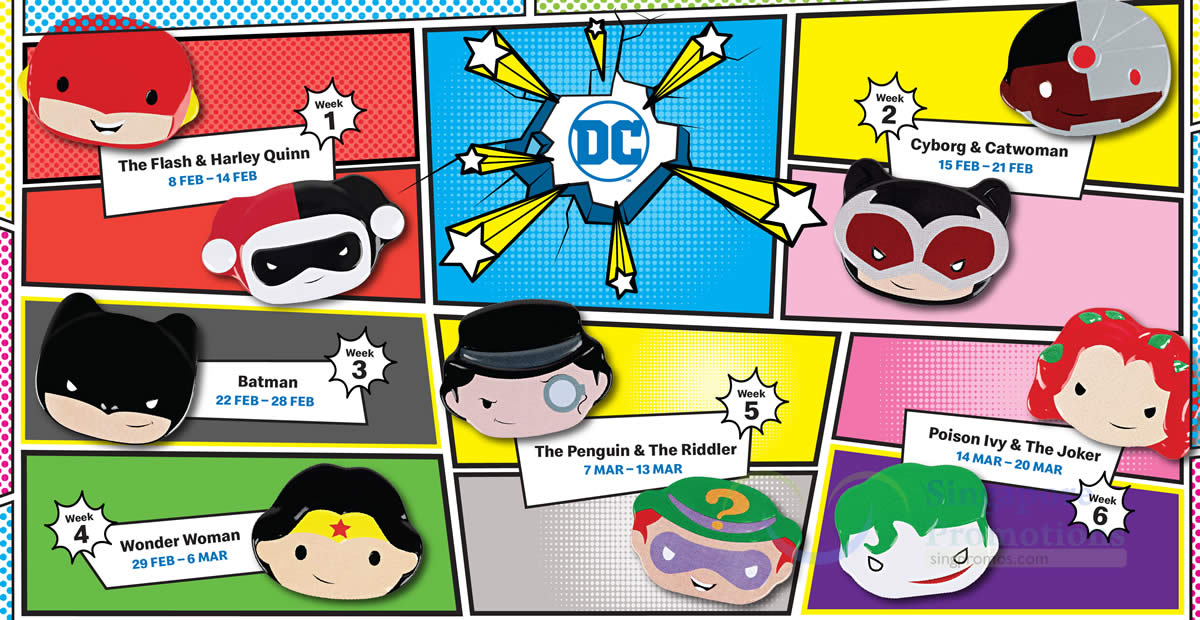 Featured image for McDonald's S'pore latest Happy Meal features Justice League from 8 Feb - 20 Mar 2024