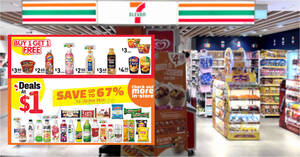 Featured image for (EXPIRED) 7-Eleven S’pore offers up to 67% off with latest $1 deals till 26 Mar, has POKKA, Lay’s, Kit Kat, Nestle Milo and more