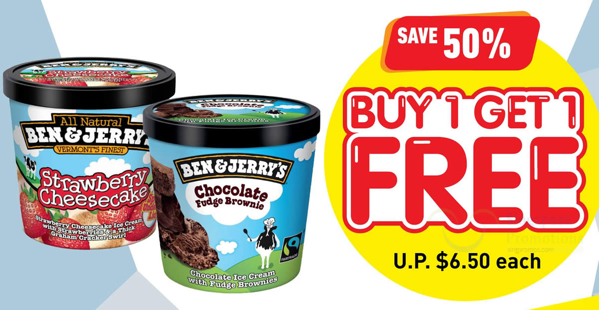 Featured image for 7-Eleven S'pore offering 1-for-1 Ben & Jerry's Mini Cup Assorted ice cream till 10 Mar 2024