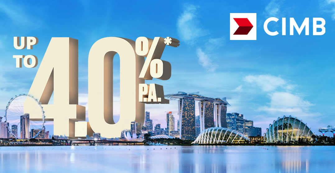 Featured image for CIMB S'pore offers up to 4% p.a. incremental fresh funds deposit promo till 31 May 2024