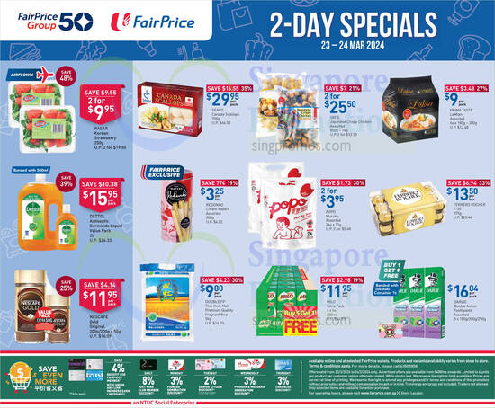 Fairprice 2Days specials 23 Mar 2024