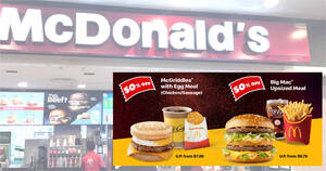 Featured image for (EXPIRED) McDonald’s S’pore has 50% off Big Mac Upsized Meal and 50% off McGriddles with Egg Meal on 11 Mar 2024