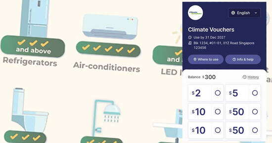 $300 Climate Vouchers for Every HDB Household in Singapore from 15 April 2024