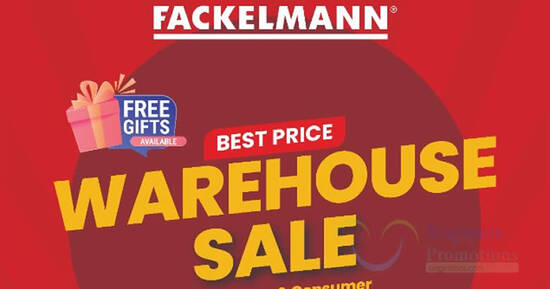 (EXPIRED) Fackelmann Warehouse Sale from 3 – 4 May 2024