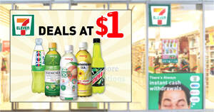 Featured image for 7-Eleven Singapore’s Latest $1 Beverage Deals till 4 June Has Pokka, Nescafe, Milo, Coca-Cola And More