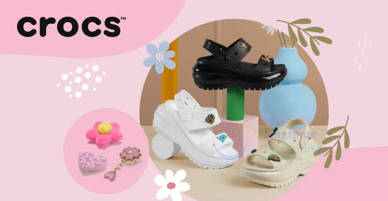 Crocs Singapore Celebrates Mother’s Day With 30% Off* Chic Styles + Extra 20% Off Sale Items till 6 May 2024