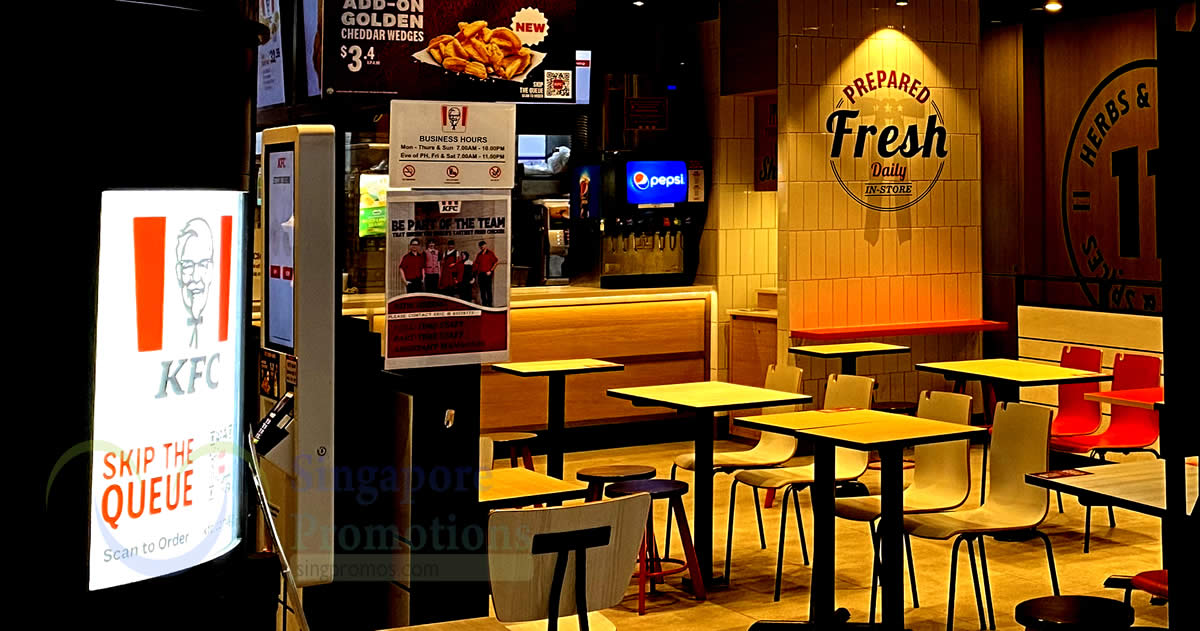 Featured image for KFC Singapore No Delivery Fees Promotion on Wednesdays Until 31 July 2024