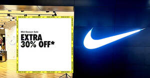 Featured image for Nike S’pore Promo Code Offers 30% Off On Over 1,900 Products till 30 May 2024