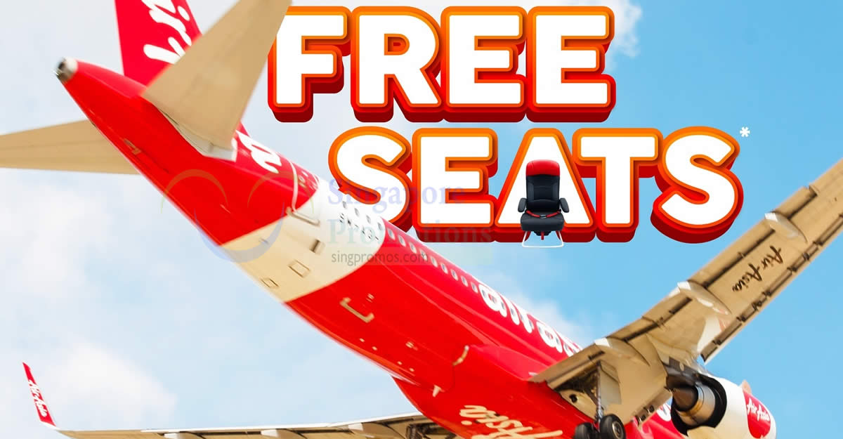 Featured image for Air Asia FREE SEATS promotion returns till 16 June, travel from 2 Sep 2024 to 8 Oct 2025