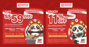 Featured image for Haidilao NDP coupons from 1 Jul to 31 Aug – $59 off $300 spend, $11% off $150 spend and more