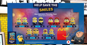 Featured image for McDonald’s Singapore Offers Free Minions Toy with Every Happy Meal till 7 Aug 2024
