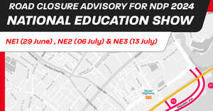 Featured image for National Day Parade 2024 Preview 1 Road Closures On 29 Jun, 6 Jul and 13 Jul