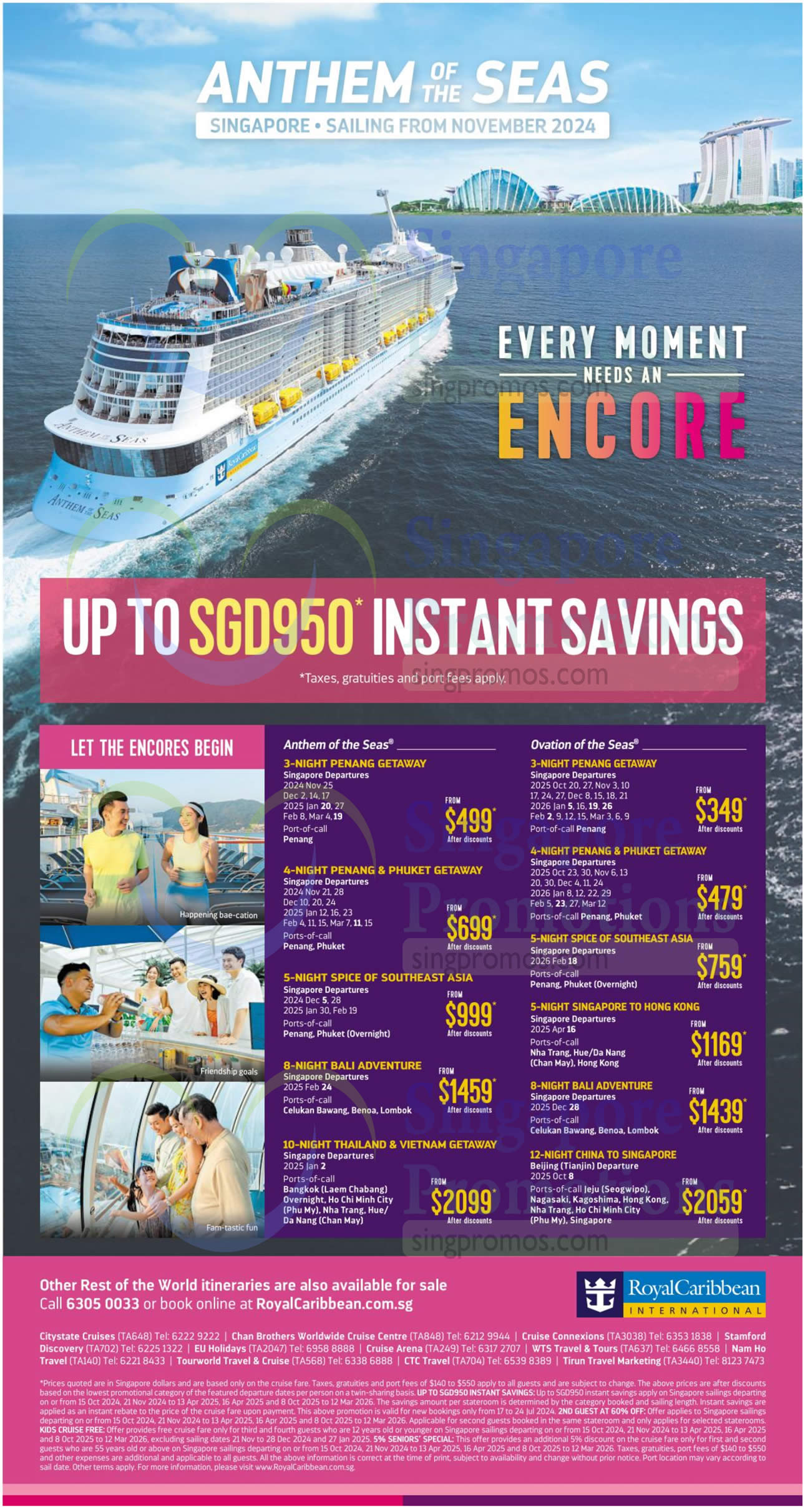 Royal Caribbean Offers Cruises with Savings Up to $950, Prices Start ...