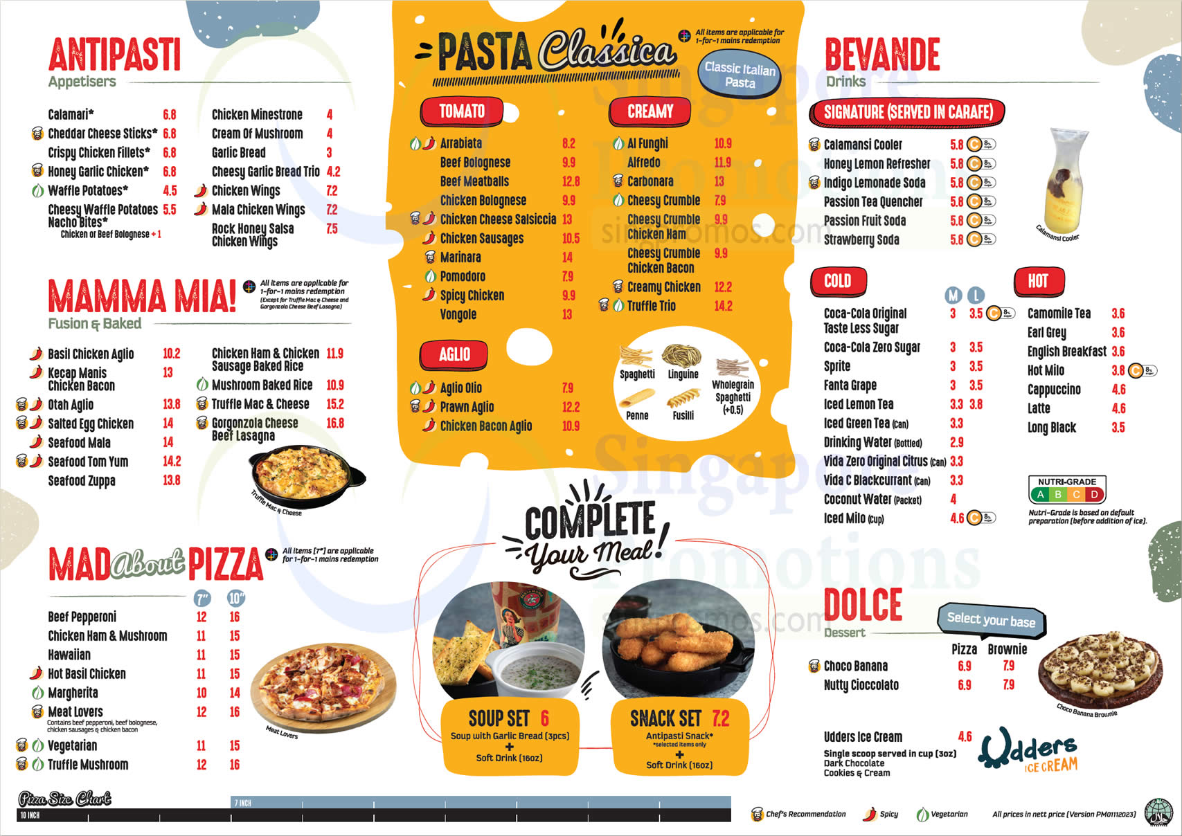 PastaMania Singapore Offers Exciting 1for1 Pasta Promotion for World