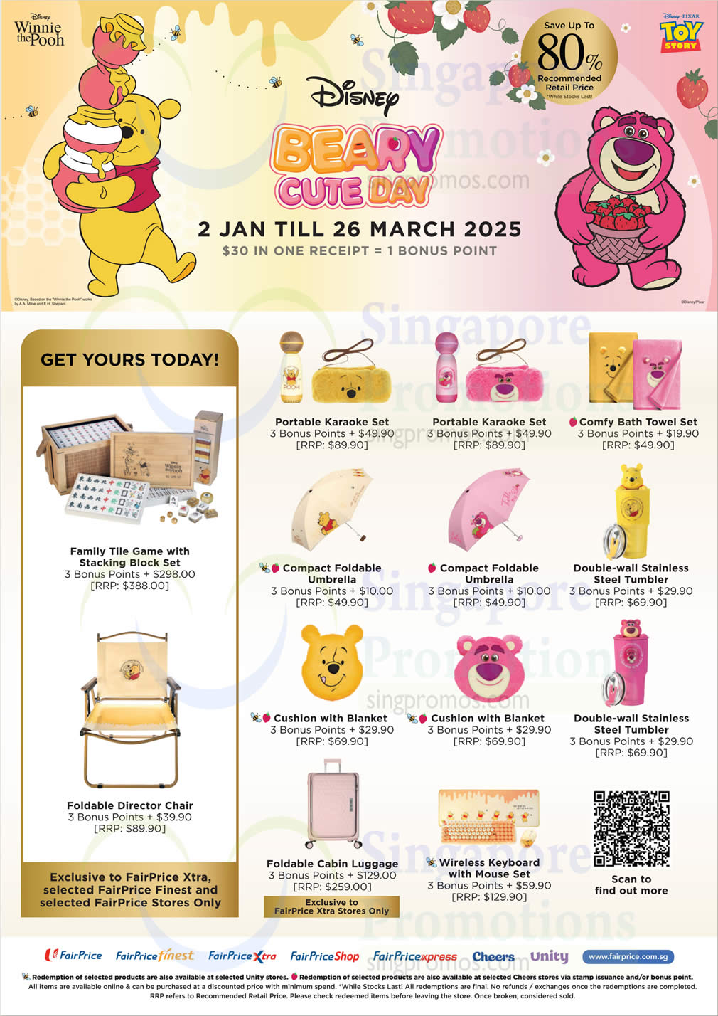 FairPrice Offers Disney “Beary Cute Day” Collection in Latest Loyalty