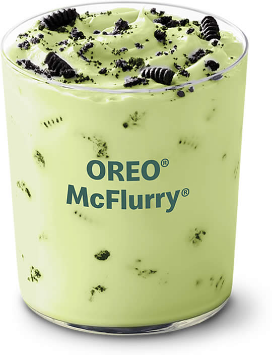 Matcha OREO McFlurry 20 Oct 2025