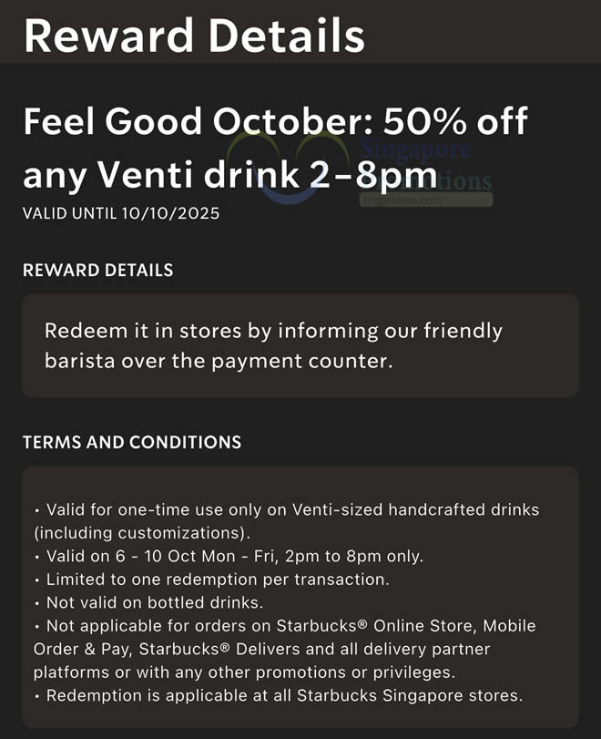 Starbucks 6 Oct 2025