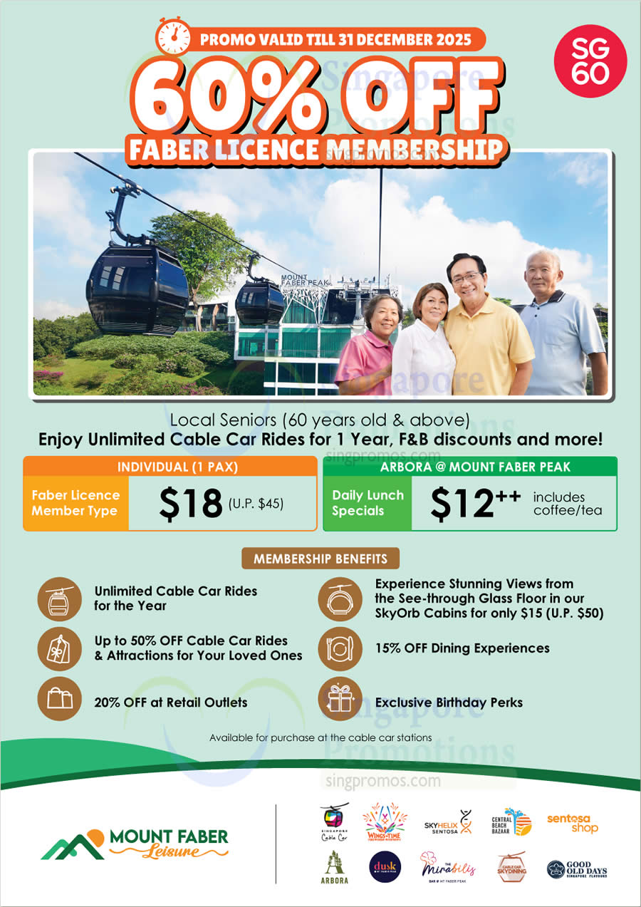 60 Off Faber 29 Nov 2025