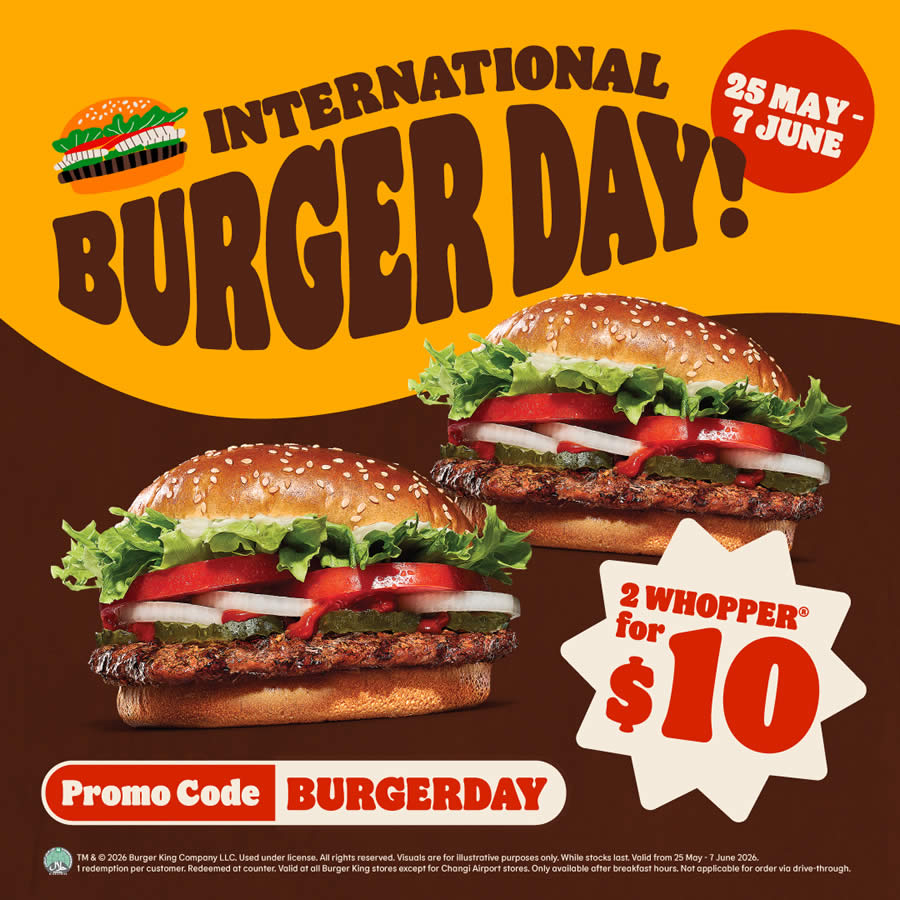 Burger King 24 May 2026