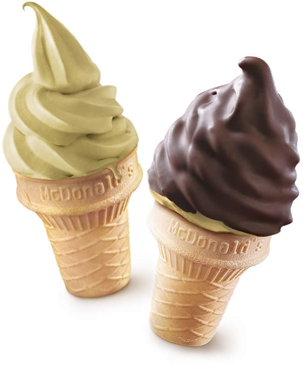 McDonalds Pistachio Cone and ChocoCone 28 May 2026