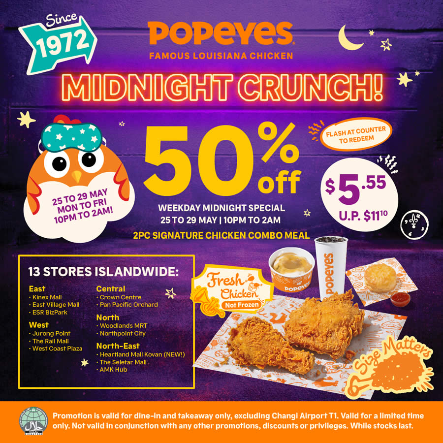 Popeyes 24 May 2026