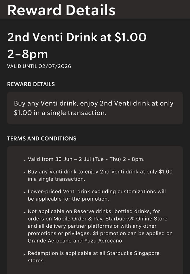 Starbucks 30 Jun 2026