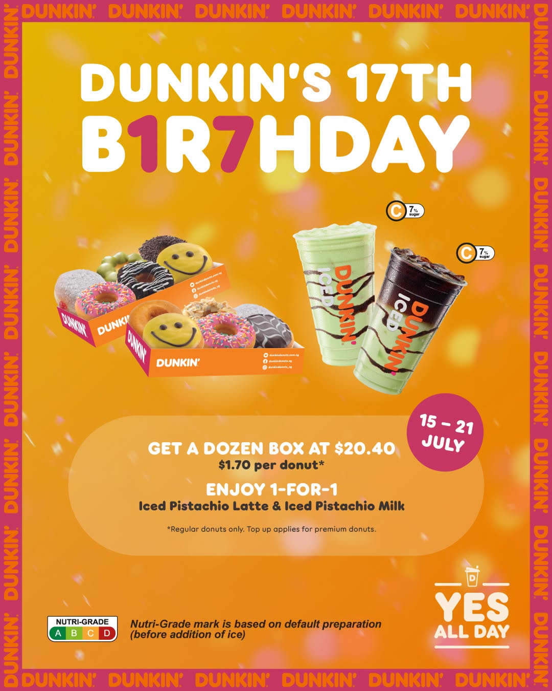 Dunkin 15 Jul 2026