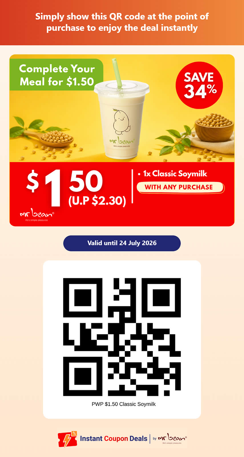 MrBean classic soymilk addon