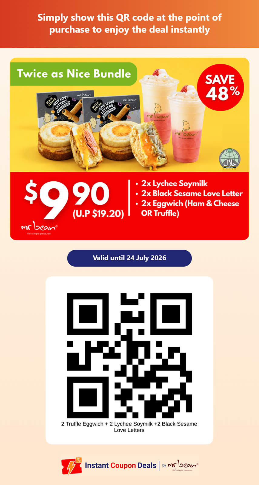 MrBean singpromos.com twice as nice 2 truffle