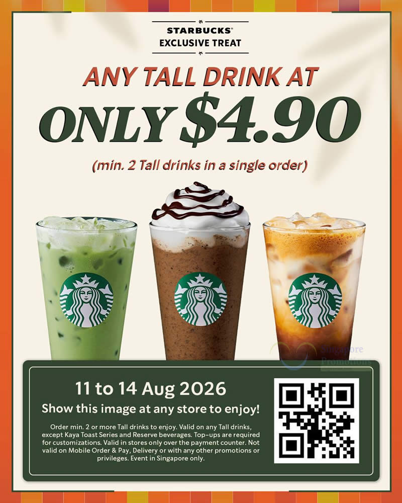 Starbucks 10 Aug 2026