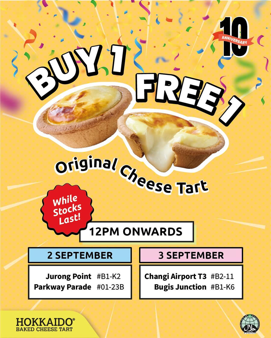 Hokkaido Baked Cheese 27 Aug 2026