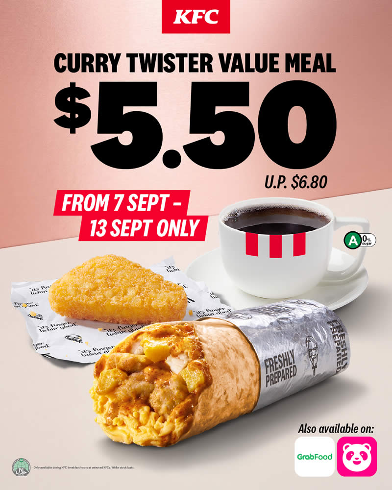 KFC 3 Sep 2026