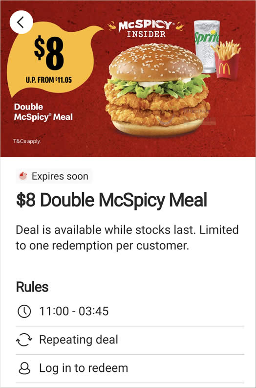 McDonalds 3 28 Sep 2026