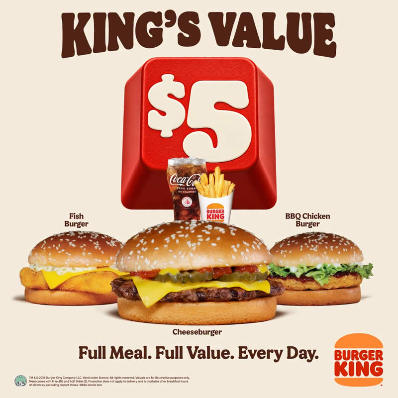 Burger King 26 Oct 2026
