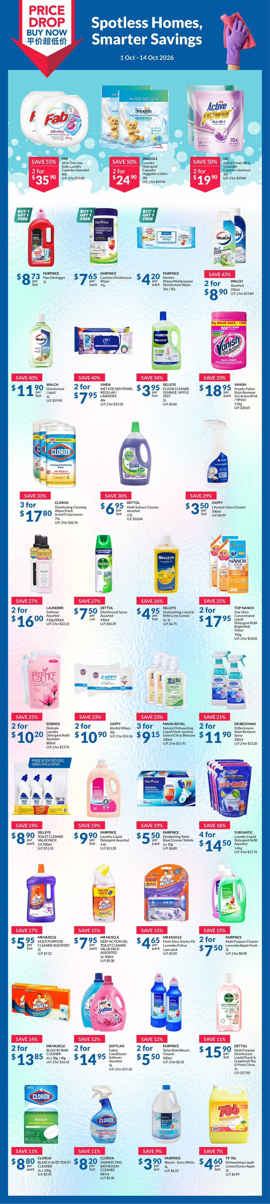 FairPrice Cleaning 3 Oct 2026