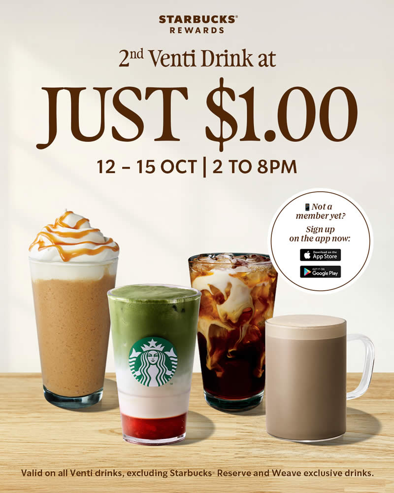 Starbucks 10 Oct 2026